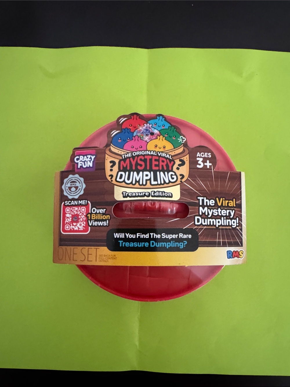 Mystery Dumpling Treasure Edition Party Toy - Red